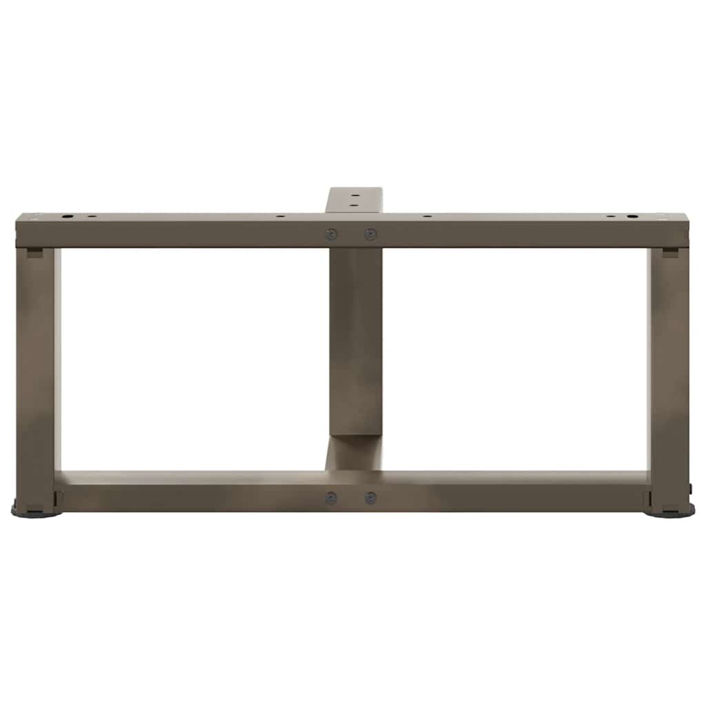 Kavos staliuko kojelės, 2 vnt., juodos, 60x25x(30 - 31) cm, plienas - Namų Idėja