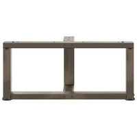 Kavos staliuko kojelės, 2 vnt., juodos, 60x25x(30 - 31) cm, plienas - Namų Idėja
