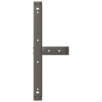 Kavos staliuko kojelės, 2 vnt., juodos, 60x25x(30 - 31) cm, plienas - Namų Idėja