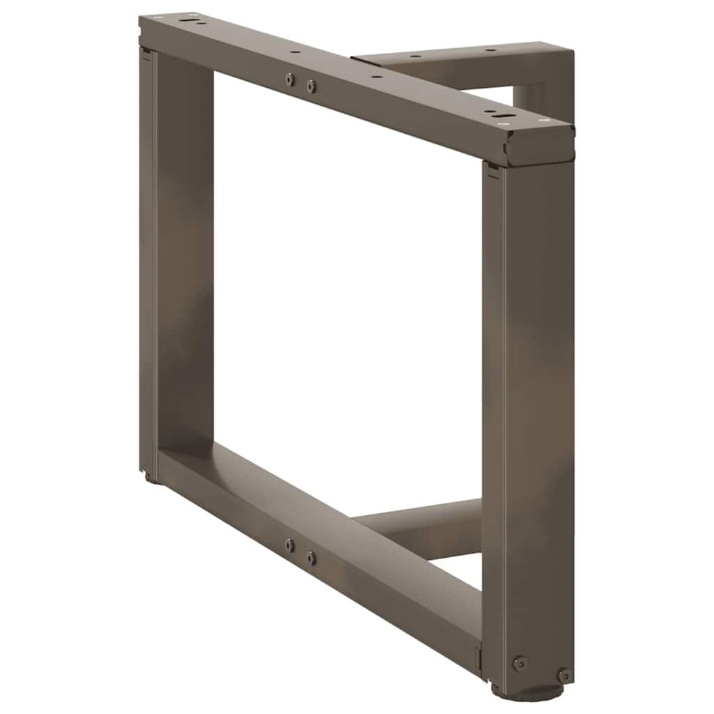 Kavos staliuko kojelės, 2 vnt., juodos, 60x25x(42 - 43) cm, plienas - Namų Idėja