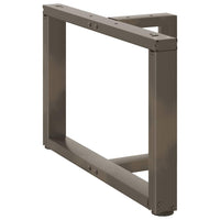 Kavos staliuko kojelės, 2 vnt., juodos, 60x25x(42 - 43) cm, plienas - Namų Idėja
