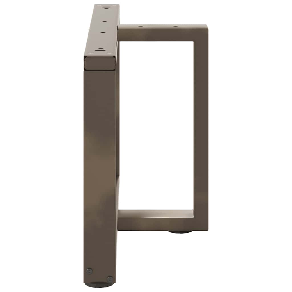 Kavos staliuko kojelės, 2 vnt., juodos, 60x25x(42 - 43) cm, plienas - Namų Idėja