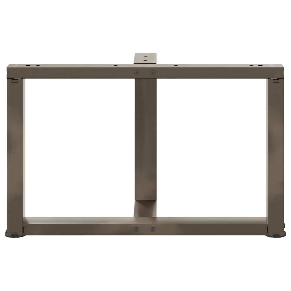Kavos staliuko kojelės, 2 vnt., juodos, 60x25x(42 - 43) cm, plienas - Namų Idėja