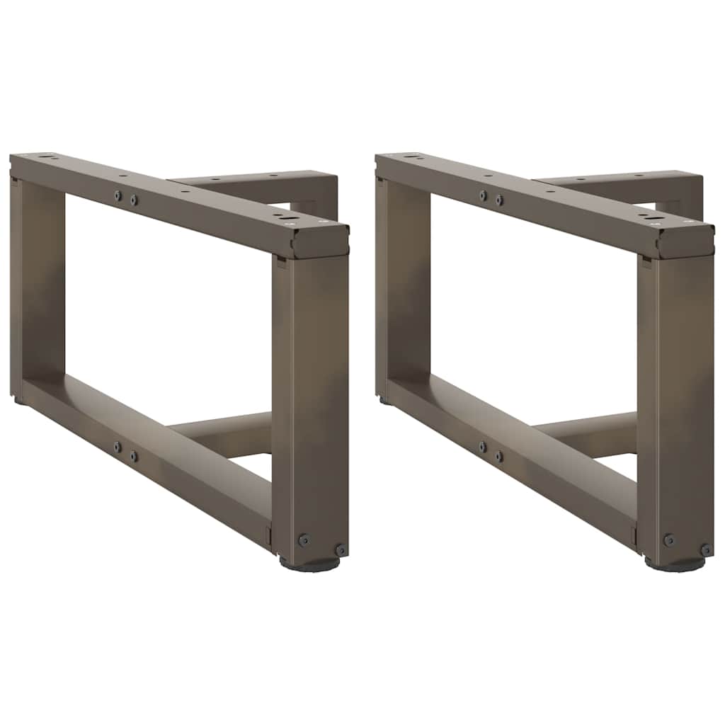 Kavos staliuko kojelės, 2 vnt., juodos, 70x25x(30 - 31) cm, plienas - Namų Idėja