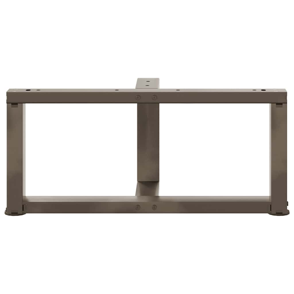 Kavos staliuko kojelės, 2 vnt., juodos, 70x25x(30 - 31) cm, plienas - Namų Idėja