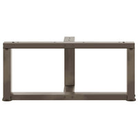 Kavos staliuko kojelės, 2 vnt., juodos, 70x25x(30 - 31) cm, plienas - Namų Idėja