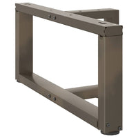 Kavos staliuko kojelės, 2 vnt., juodos, 70x25x(30 - 31) cm, plienas - Namų Idėja