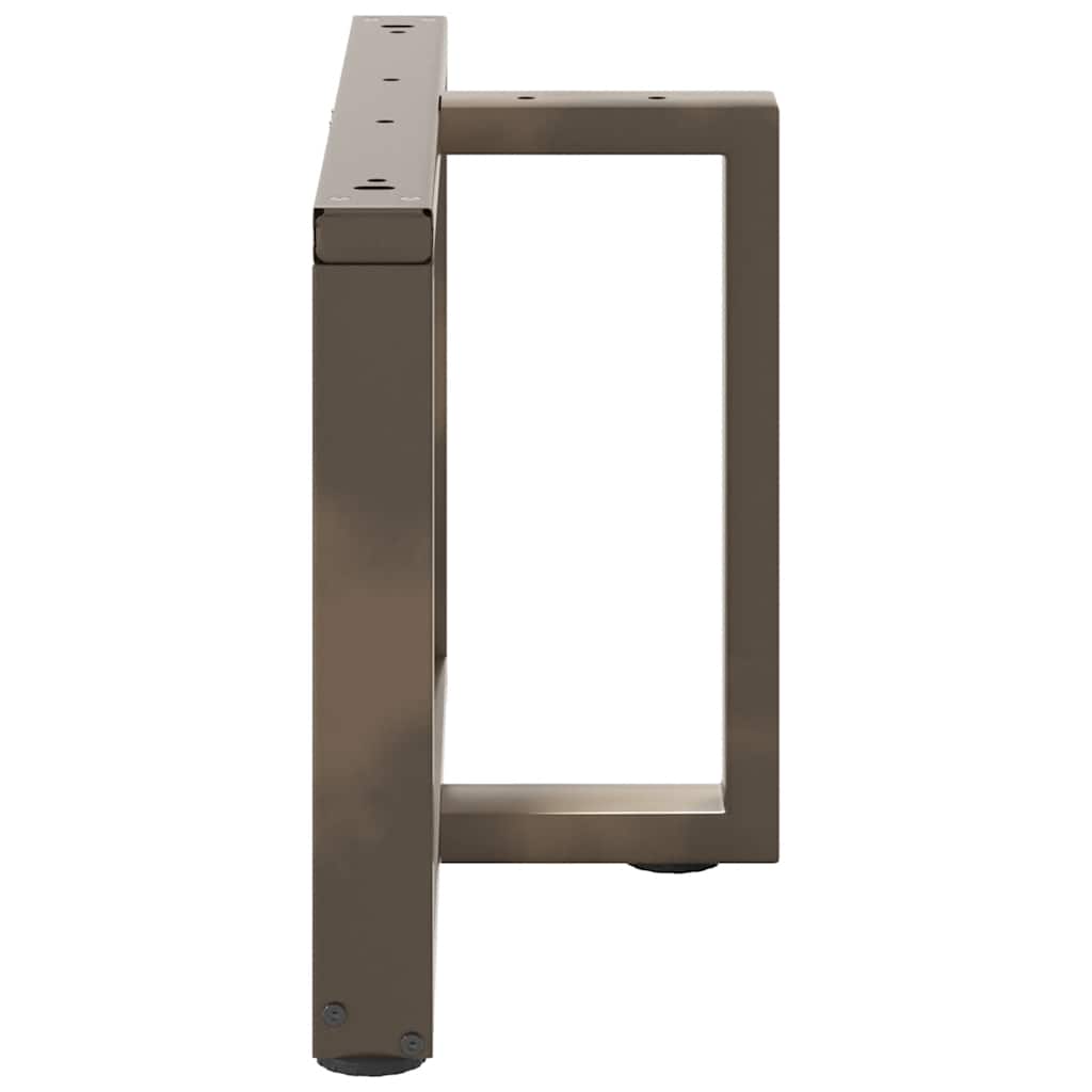 Kavos staliuko kojelės, 2 vnt., juodos, 70x25x(42 - 43) cm, plienas - Namų Idėja