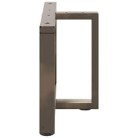 Kavos staliuko kojelės, 2 vnt., juodos, 70x25x(42 - 43) cm, plienas - Namų Idėja