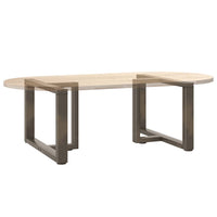 Kavos staliuko kojelės, 2 vnt., juodos, 70x25x(42 - 43) cm, plienas - Namų Idėja