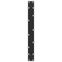 Kavos staliuko kojelės, 2 vnt., juodos, 70x(30 - 31) cm, plienas, U formos - Namų Idėja