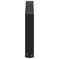 Kavos staliuko kojelės, 2 vnt., juodos, 70x(30 - 31) cm, plienas, U formos - Namų Idėja