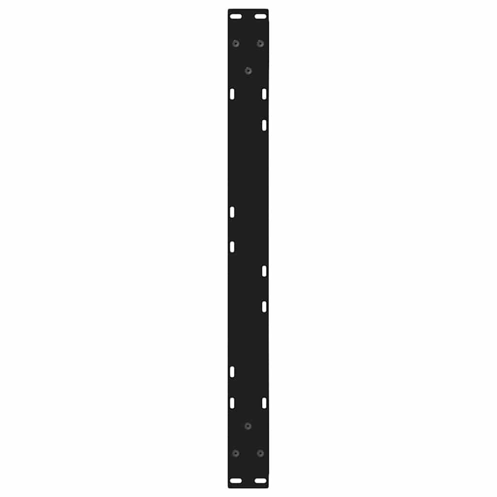 Kavos staliuko kojelės, 2 vnt., juodos, 70x(30 - 31,3) cm, plienas - Namų Idėja
