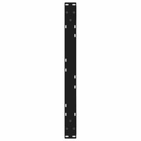 Kavos staliuko kojelės, 2 vnt., juodos, 70x(30 - 31,3) cm, plienas - Namų Idėja