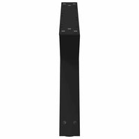 Kavos staliuko kojelės, 2 vnt., juodos, 70x(30 - 31,3) cm, plienas - Namų Idėja