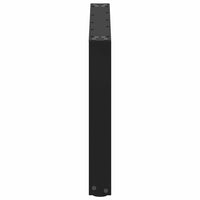 Kavos staliuko kojelės, 2 vnt., juodos, 70x(42 - 43) cm, plienas, U formos - Namų Idėja