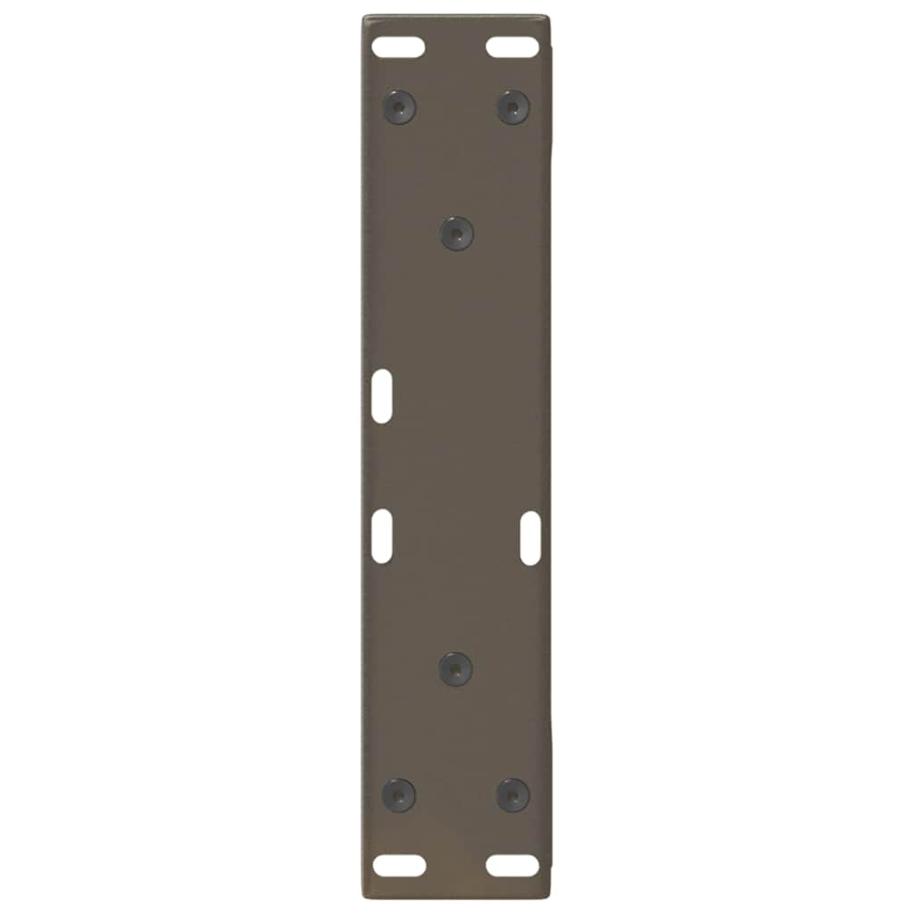 Kavos staliuko kojelės, 2 vnt., natūralus plienas, 28x(42 - 43,3) cm, plienas - Namų Idėja