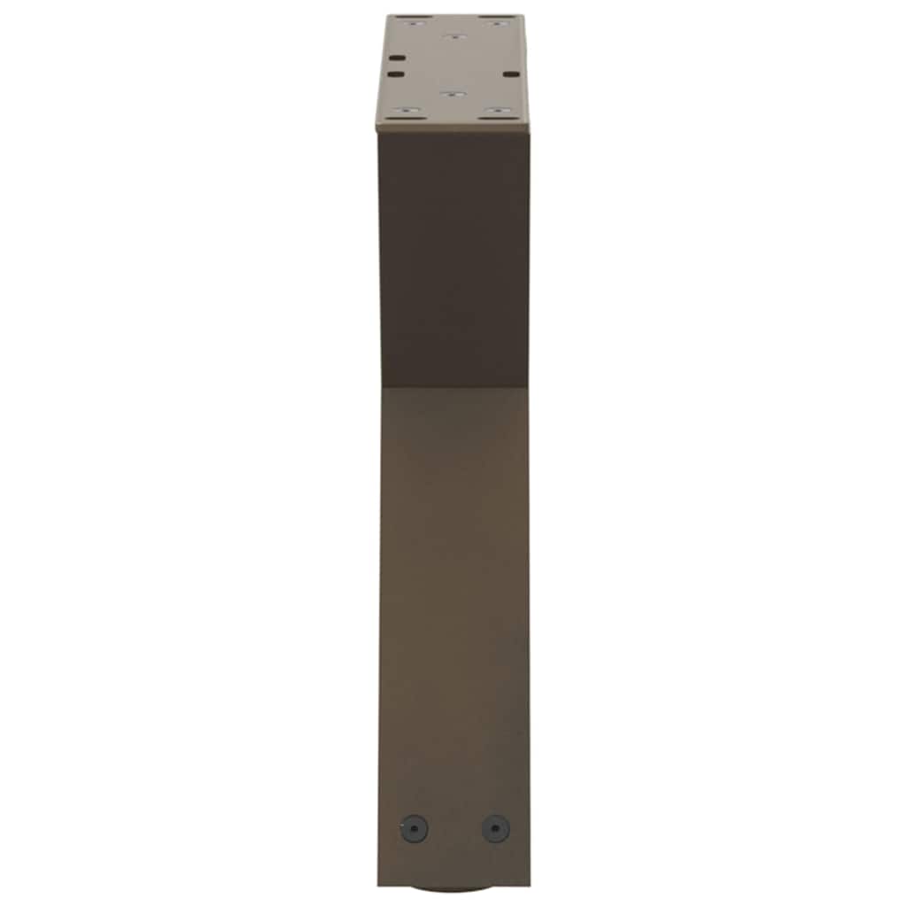 Kavos staliuko kojelės, 2 vnt., natūralus plienas, 30x(30 - 31,3) cm, plienas - Namų Idėja