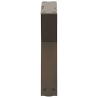 Kavos staliuko kojelės, 2 vnt., natūralus plienas, 30x(30 - 31,3) cm, plienas - Namų Idėja