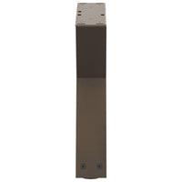 Kavos staliuko kojelės, 2 vnt., natūralus plienas, 40x(30 - 31,3) cm, plienas - Namų Idėja