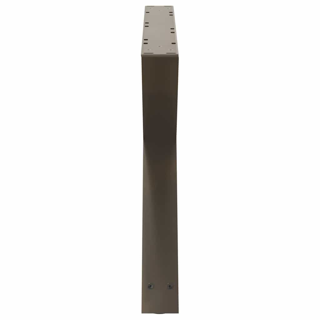 Kavos staliuko kojelės, 2 vnt., natūralus plienas, 70x(42 - 43,3) cm, plienas - Namų Idėja