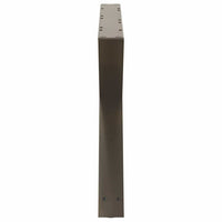 Kavos staliuko kojelės, 2 vnt., natūralus plienas, 70x(42 - 43,3) cm, plienas - Namų Idėja