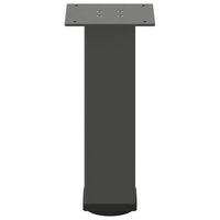 Kavos staliuko kojelės, 4 vnt., antracito spalvos, 42 - 44 cm, plienas - Namų Idėja