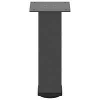 Kavos staliuko kojelės, 4 vnt., antracito spalvos, 42 - 44 cm, plienas - Namų Idėja