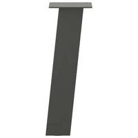 Kavos staliuko kojelės, 4 vnt., antracito spalvos, 42 cm, plienas - Namų Idėja