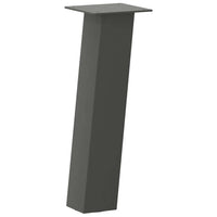 Kavos staliuko kojelės, 4 vnt., antracito spalvos, 42 cm, plienas - Namų Idėja