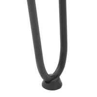 Kavos staliuko kojelės, 4 vnt., antracito spalvos, 42 cm, plienas, segtukai - Namų Idėja