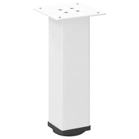 Kavos staliuko kojelės, 4 vnt., baltos, 30 - 32 cm, plienas - Namų Idėja