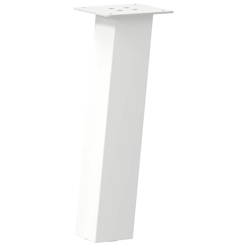 Kavos staliuko kojelės, 4 vnt., baltos, 30 cm, plienas - Namų Idėja