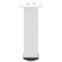 Kavos staliuko kojelės, 4 vnt., baltos, 42 - 44 cm, plienas - Namų Idėja
