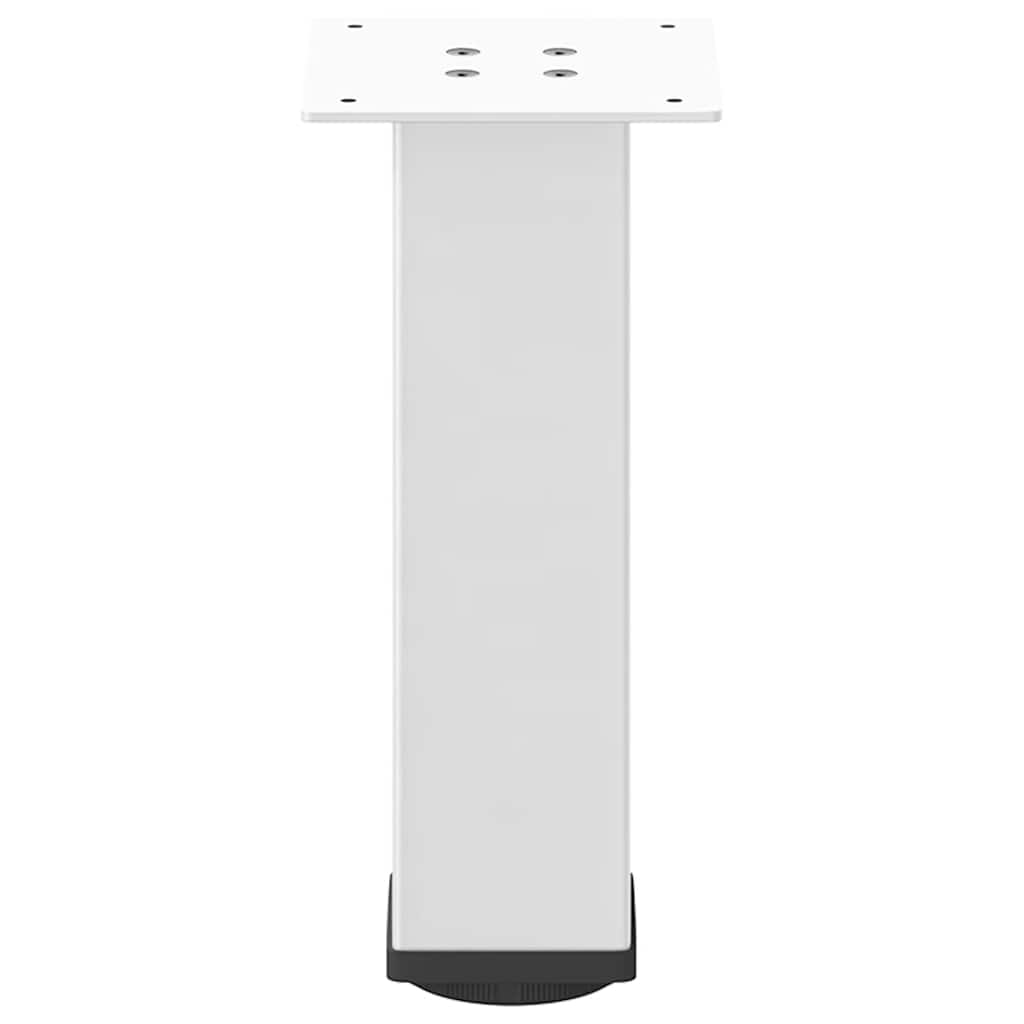 Kavos staliuko kojelės, 4 vnt., baltos, 42 - 44 cm, plienas - Namų Idėja