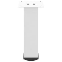 Kavos staliuko kojelės, 4 vnt., baltos, 42 - 44 cm, plienas - Namų Idėja