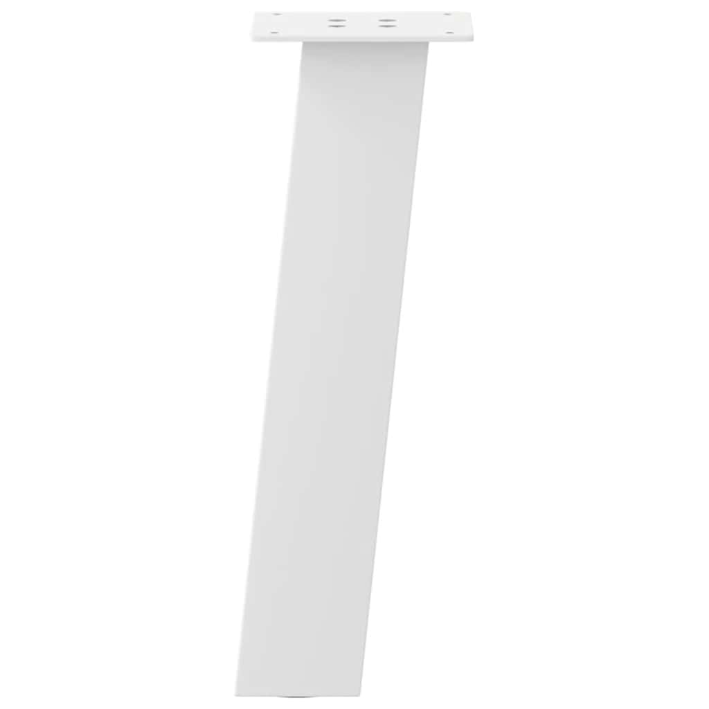 Kavos staliuko kojelės, 4 vnt., baltos, 42 cm, plienas - Namų Idėja