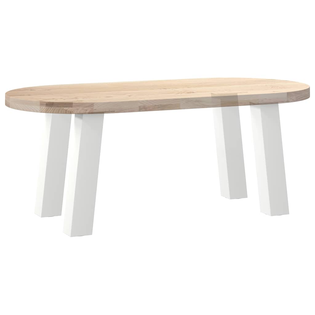 Kavos staliuko kojelės, 4 vnt., baltos, 42 cm, plienas - Namų Idėja