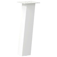 Kavos staliuko kojelės, 4 vnt., baltos, 42 cm, plienas - Namų Idėja
