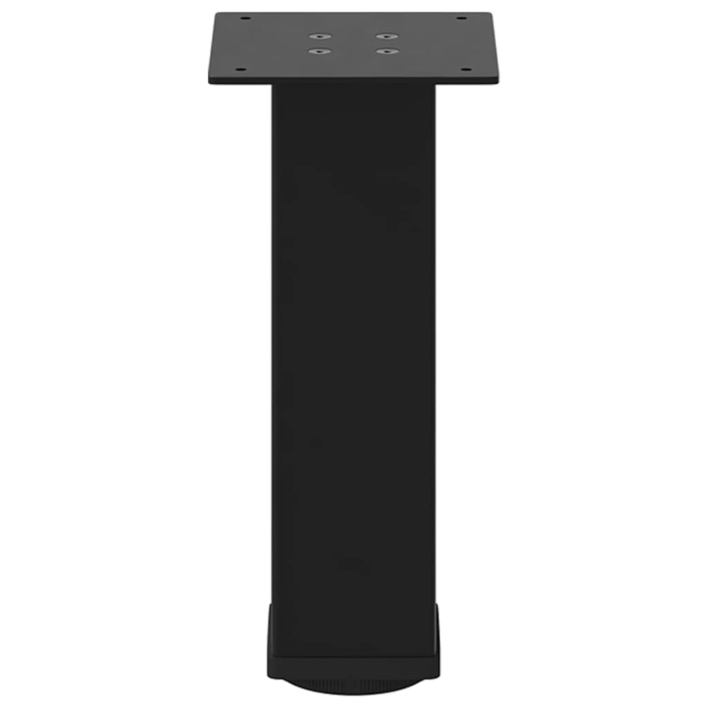 Kavos staliuko kojelės, 4 vnt., juodos, 42 - 44 cm, plienas - Namų Idėja