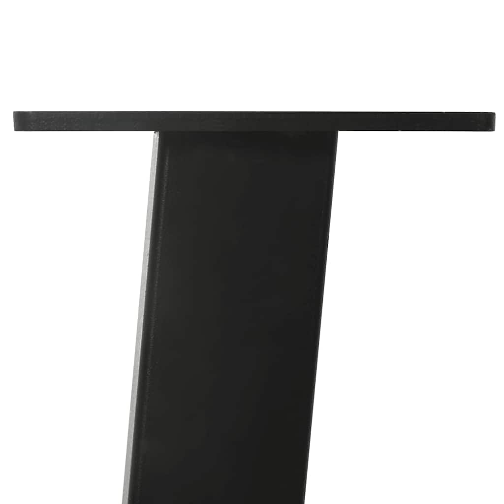 Kavos staliuko kojelės, 4 vnt., juodos, 42 cm, plienas - Namų Idėja