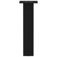 Kavos staliuko kojelės, 4 vnt., juodos, 42 cm, plienas - Namų Idėja