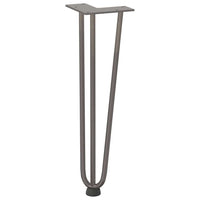 Kavos staliuko kojelės, 4 vnt., natūralus plienas, 42 cm, tvirtas plienas - Namų Idėja