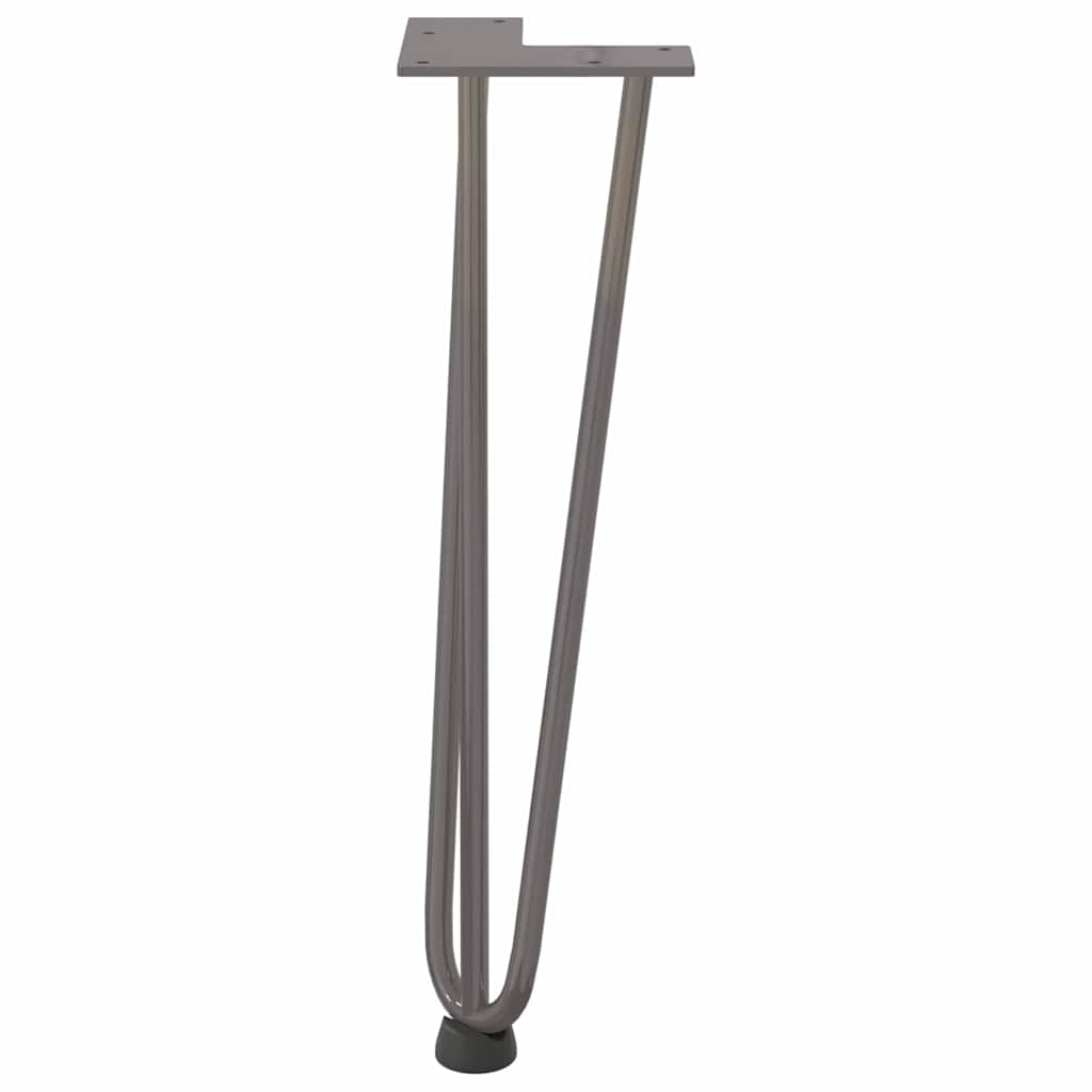 Kavos staliuko kojelės, 4 vnt., natūralus plienas, 42 cm, tvirtas plienas - Namų Idėja