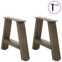 Kavos staliuko kojelės, A formos, 2 vnt., 30x(30 - 31) cm, plienas - Namų Idėja