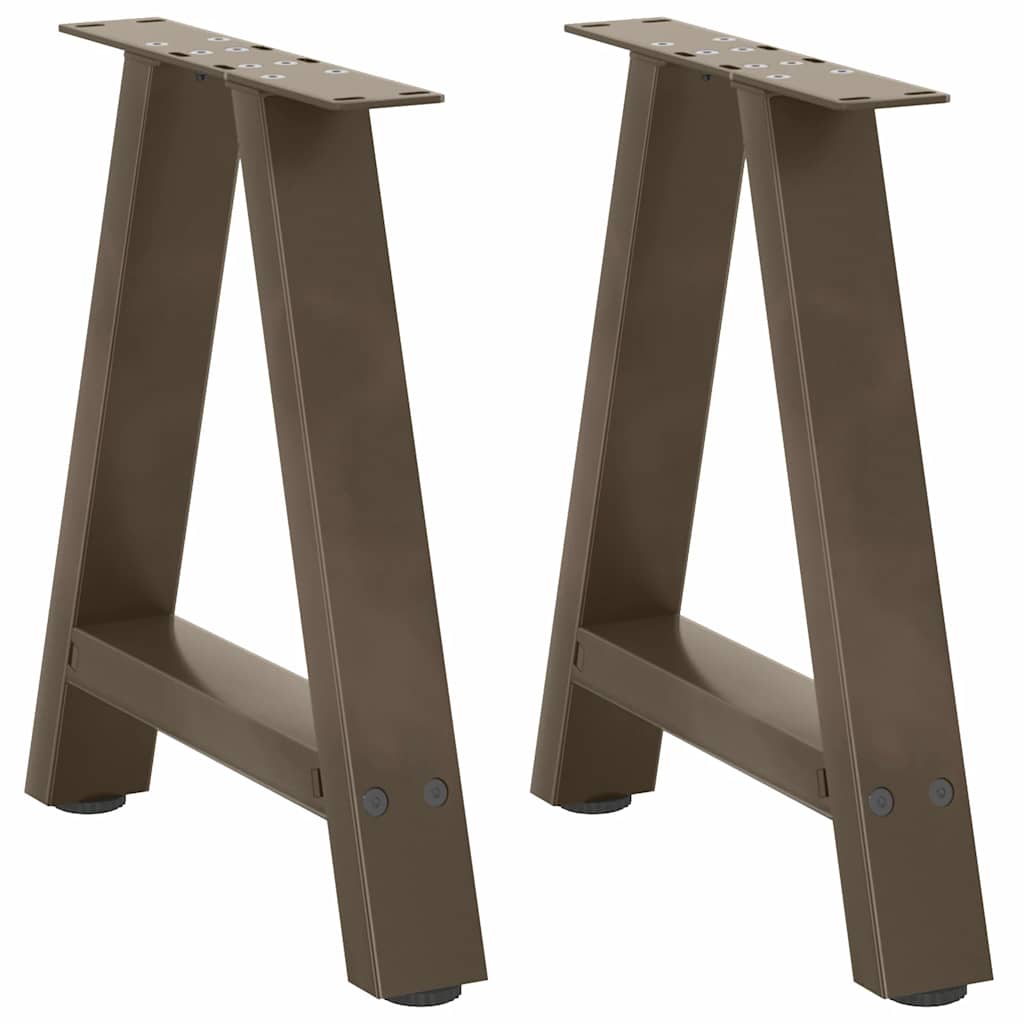 Kavos staliuko kojelės, A formos, 2 vnt., 38x(42 - 43) cm, plienas - Namų Idėja
