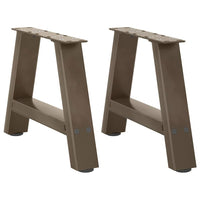 Kavos staliuko kojelės, A formos, 2 vnt., 50x(30 - 31) cm, plienas - Namų Idėja