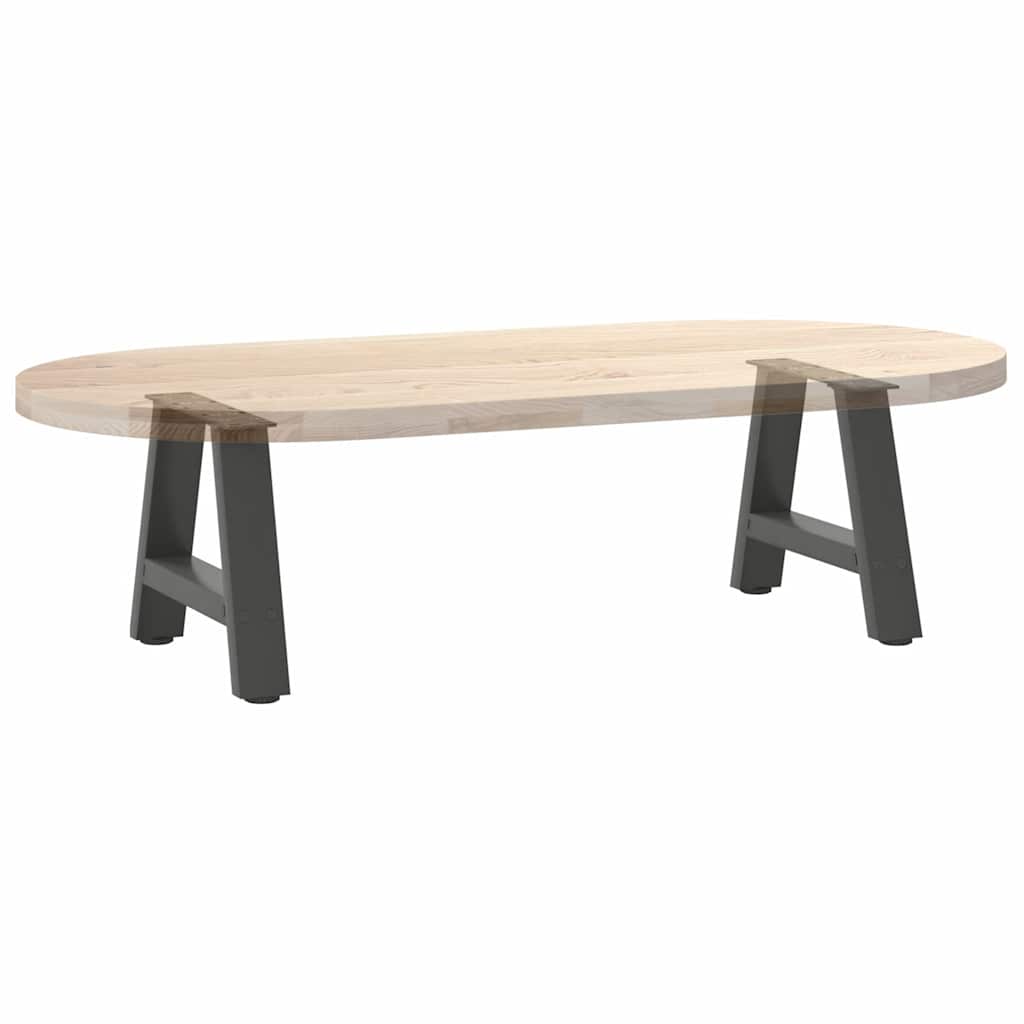 Kavos staliuko kojelės, A formos, 2 vnt., antracito spalvos, 50x(30 - 31) cm, plienas - Namų Idėja