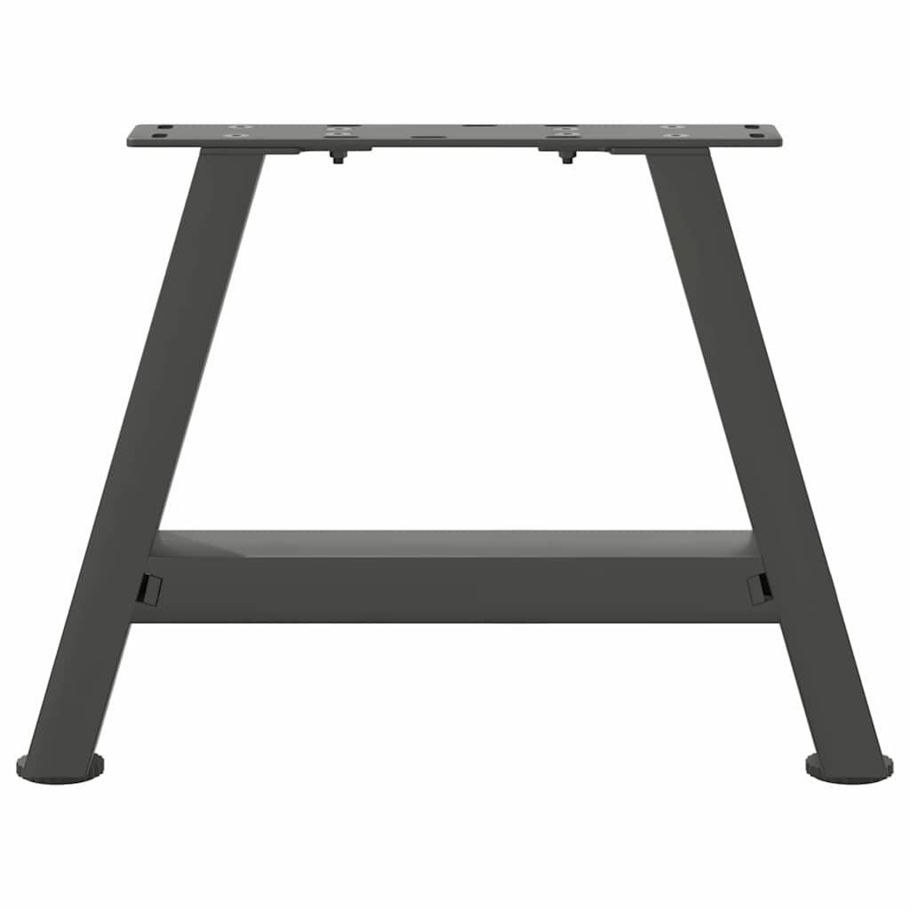 Kavos staliuko kojelės, A formos, 2 vnt., antracito spalvos, 50x(30 - 31) cm, plienas - Namų Idėja