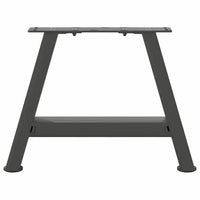 Kavos staliuko kojelės, A formos, 2 vnt., antracito spalvos, 50x(30 - 31) cm, plienas - Namų Idėja